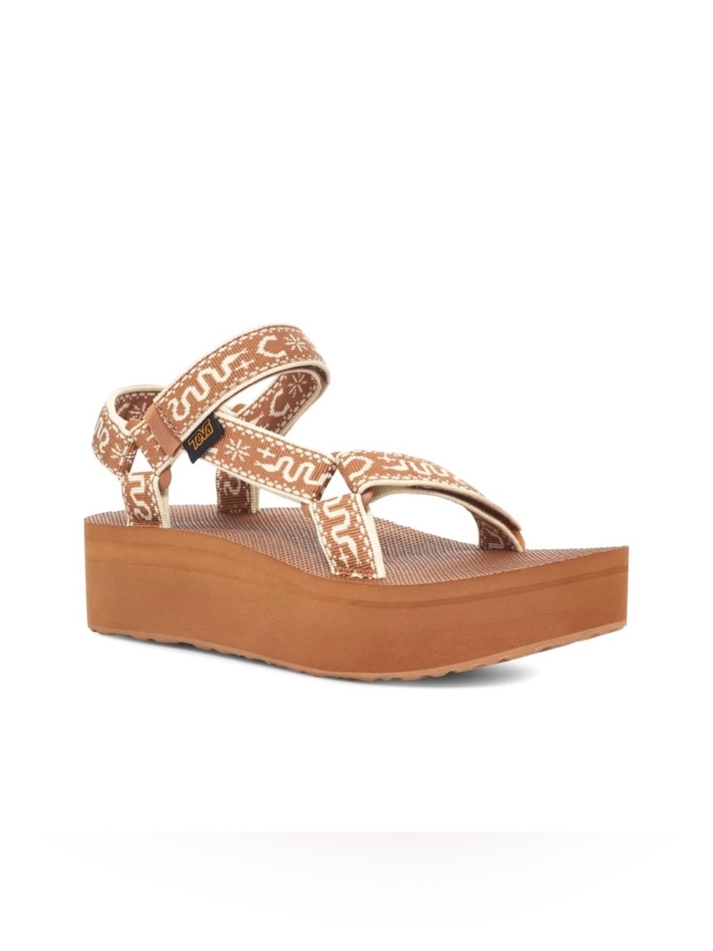 Like new Teva Flatform Universal in Bandana Lion, size 6